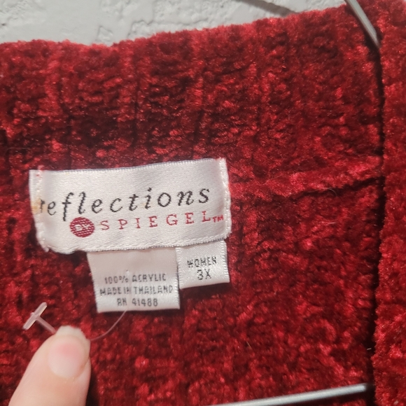 Reflections by Spirgel red sweater - Picture 4 of 5